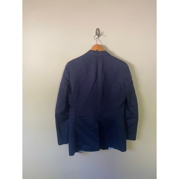 Mens Brooks Brothers Cotton / Linen Blazer 40 R Navy - Picture 2 of 8